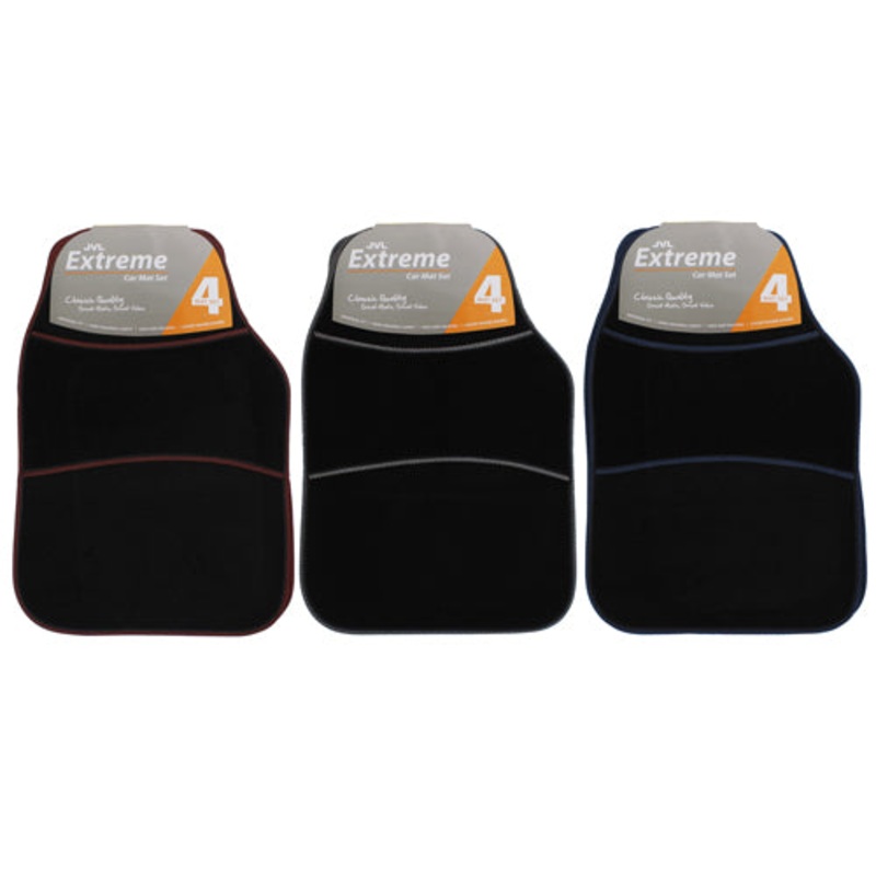 Upgrade Your Car Interior with Our Extreme 4 Piece Car Mat Set .