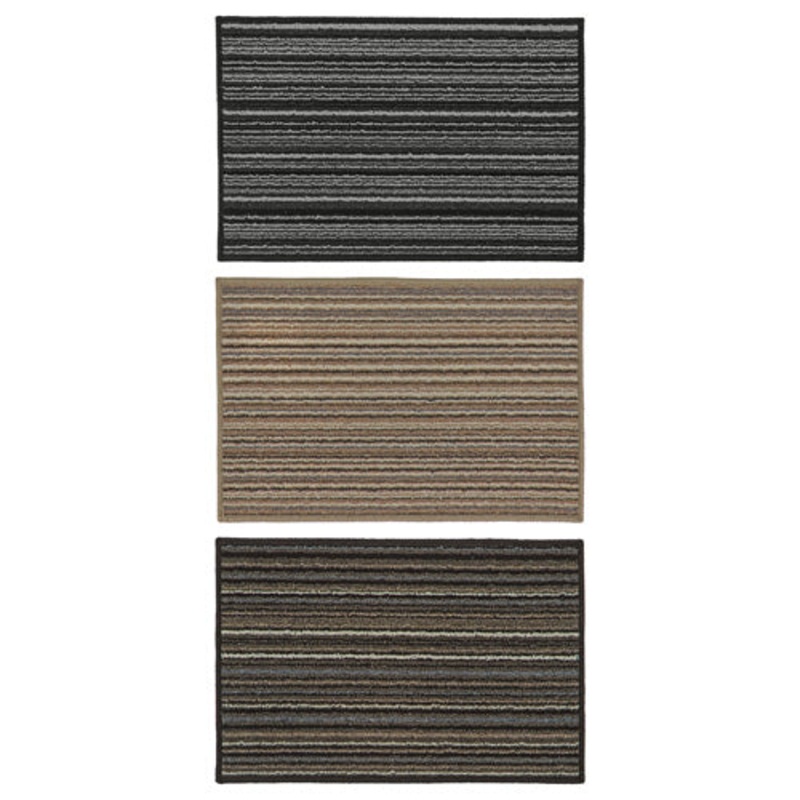 Upgrade Your Dcor with Arona Indoor Washable Mat – Assorted Stripe 40x60cm.