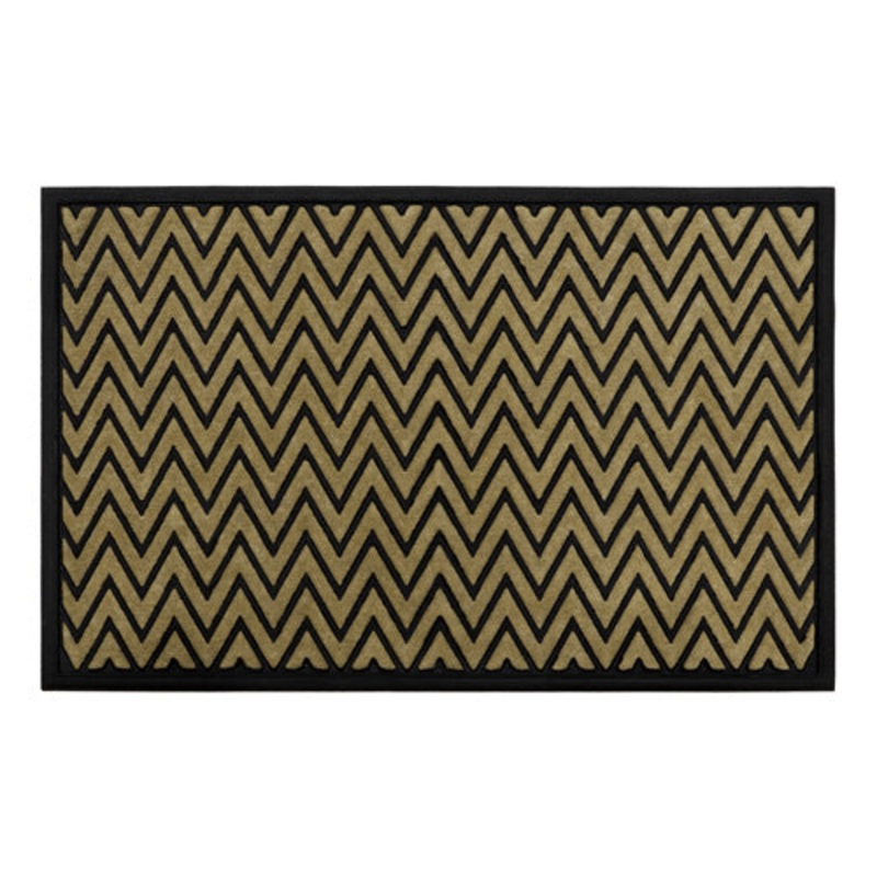 Upgrade Your Entryway with Vienna Scraper Mat – Zigzag Pattern 60x90cm.
