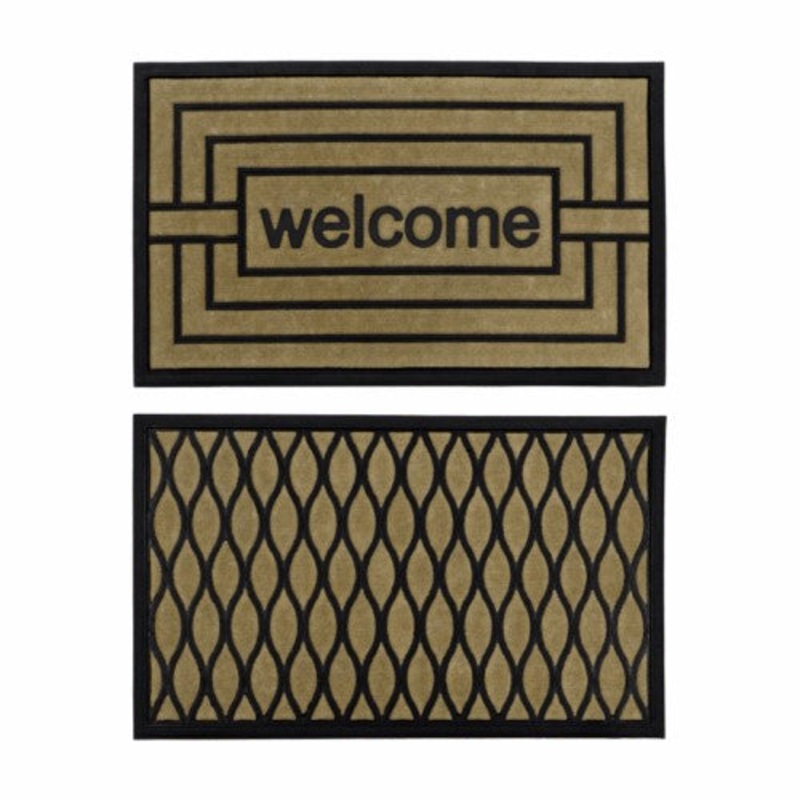 Vienna Scraper Mat 45x75cm: Durable Entryway Solution – Assorted Designs.