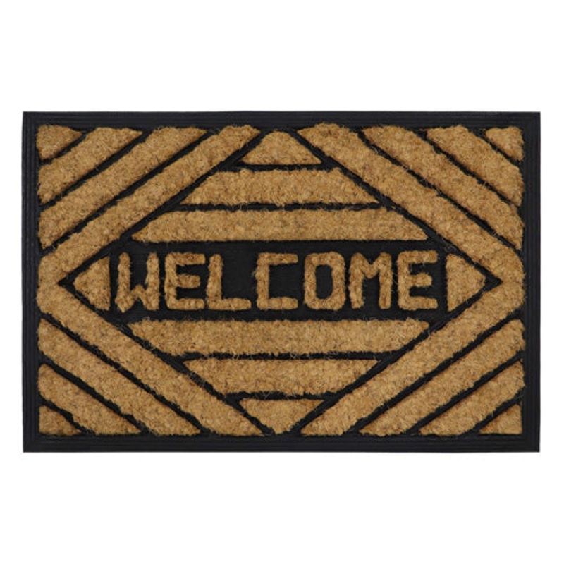 Durable Tuffscrape Coir Mat – Welcome 40x60cm – Enhance Your Entryway Today.