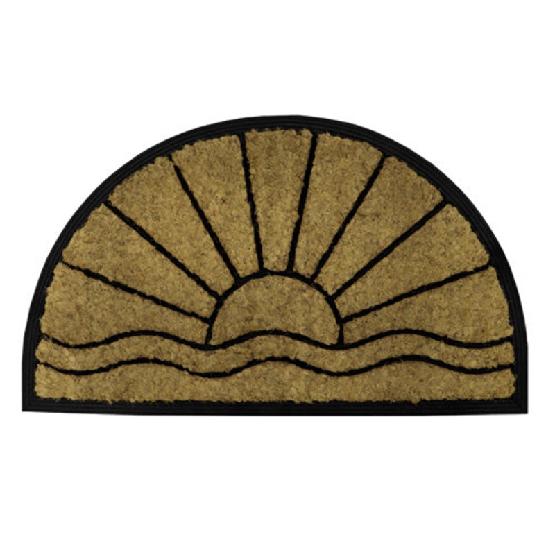Enhance Your Entryway with Comfort Halfmoon Tuffscrape Mat – Sunset 40x70cm.