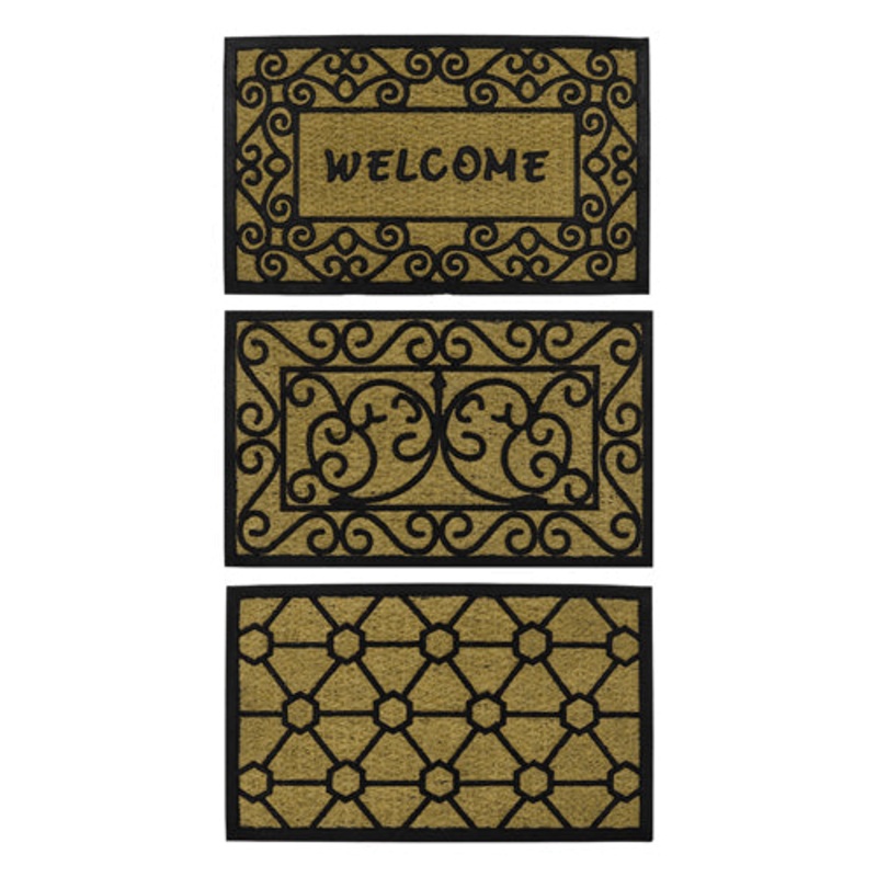Premium Woven Rubber Tuffscrape Mat | Durable & Stylish.
