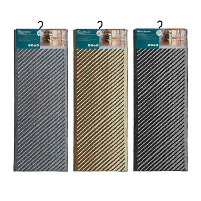 Upgrade Your Dcor with Stellar Indoor Washable Runner – Assorted Stripe 57x150cm.