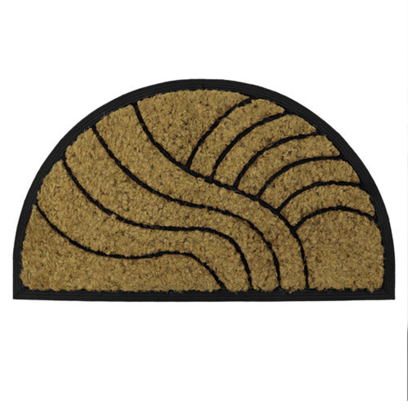 Upgrade Your Entryway with Comfort Halfmoon Tuffscrape Mat – Waves 40x70cm.