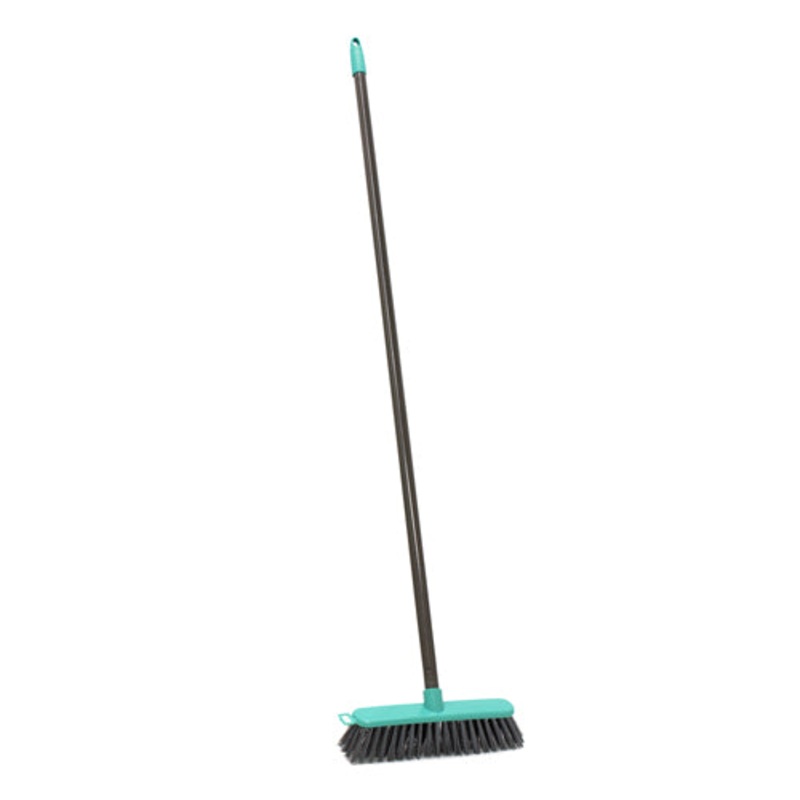 Efficient Angled Sweeping Brush with Hard Bristles – Grey | Keep Your Space Clean.