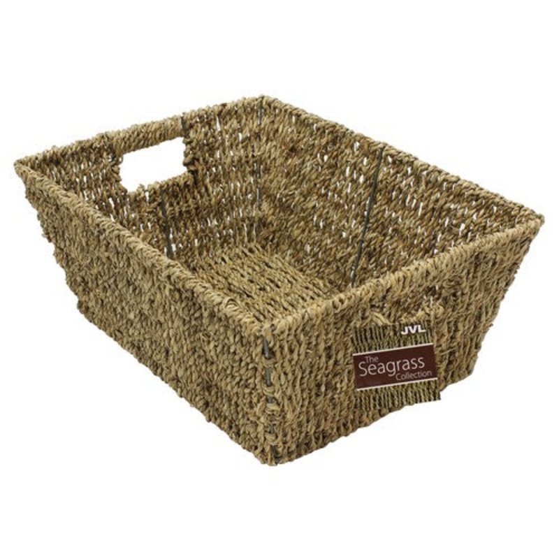 Seagrass Rectangular Storage Basket – Organize in Style .