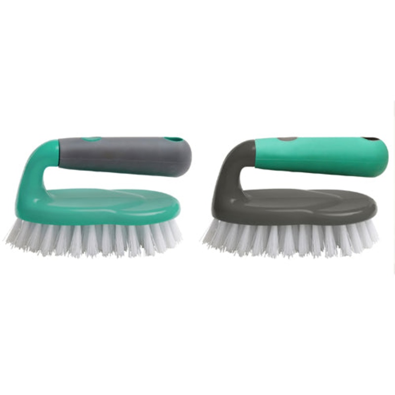 Versatile Scrubbing Brush With Handle – Assorted Colors .