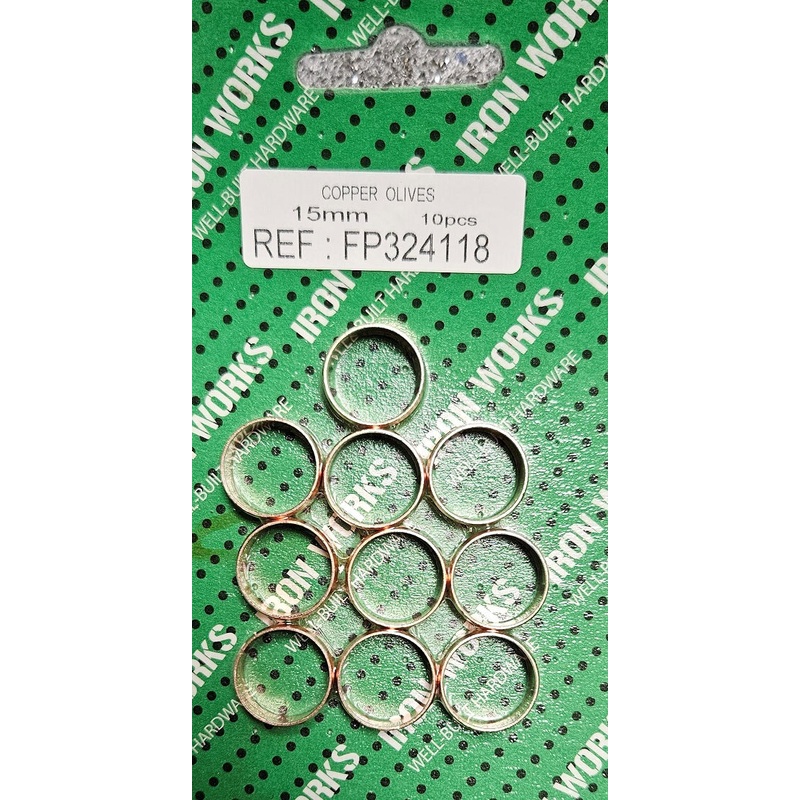 15mm Copper Olives (5167 – FP324118) – High-Quality Plumbing Fittings