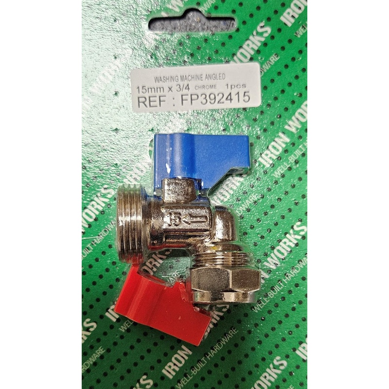 5051 – FP392415 – 15mm x 3/4 Angled Washing Machine Tap Chrome