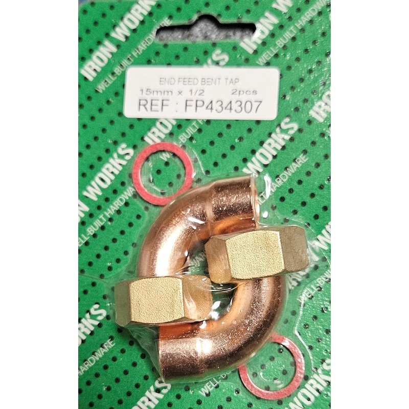 5242 – FP434307 – 15mm x 1/2 End Feed Bent Tap Connector