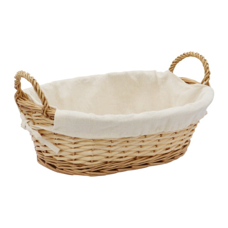 Acacia Oval Willow Storage Baskets – Honey | Organize in Style.