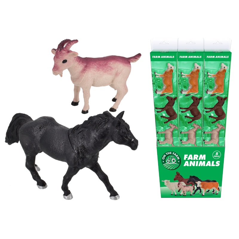 Adorable 5pc Farm Animal Set: Perfect for Kids’ Playtime