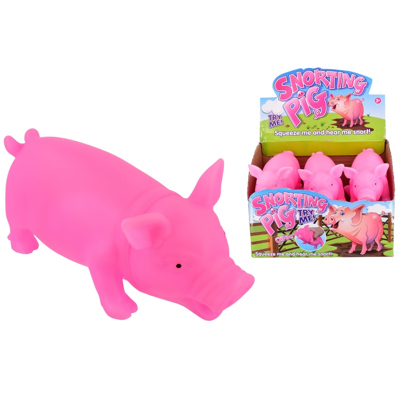 Unique 19cm Snorting Pig Toy | Whimsical Display Box Included