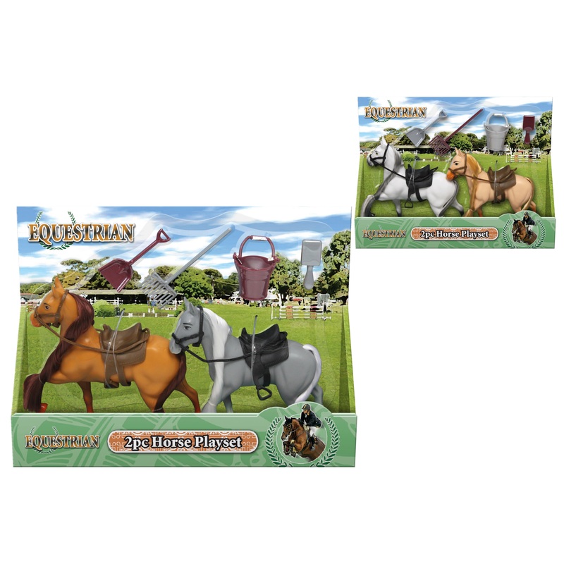 Upgrade Your Playtime with 2pc Horse Playset – Perfect for Imaginative Adventures