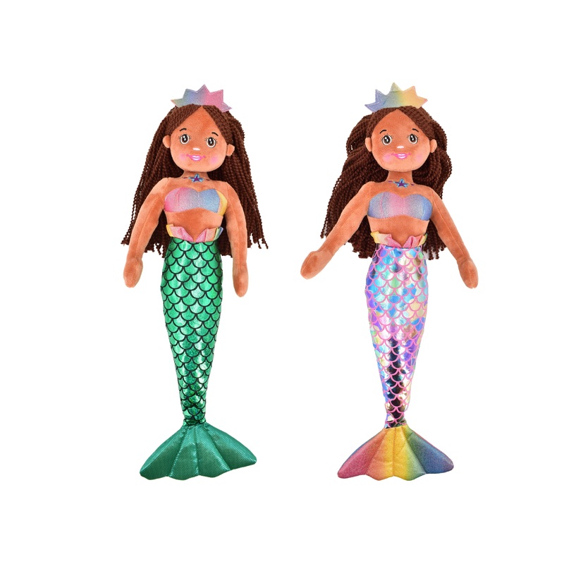 55cm Plush Mermaid Dolls – Choose from 2 Assorted Colors | Perfect Gift for Kids