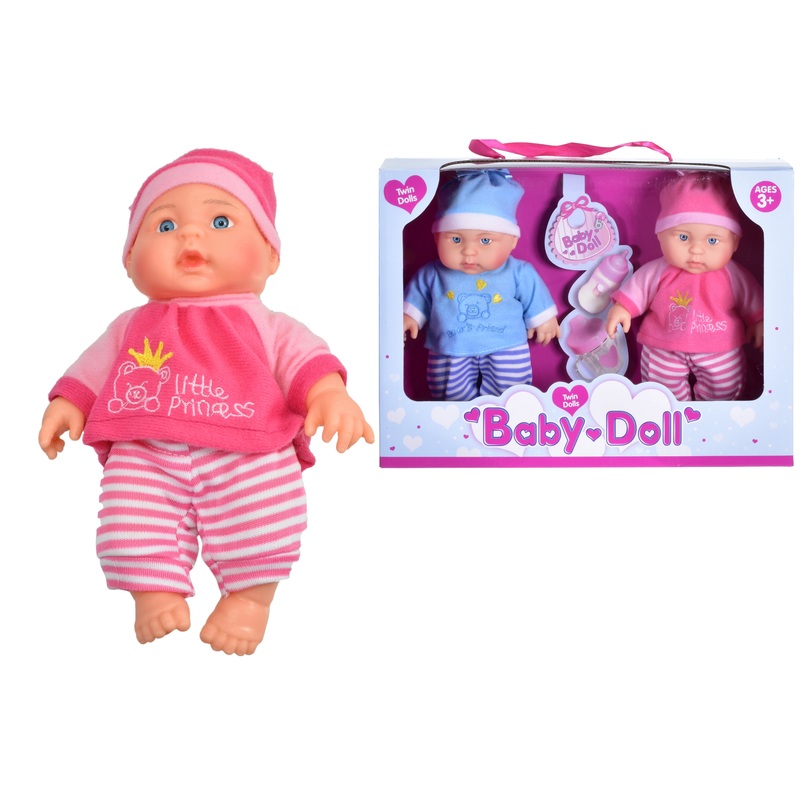 Adorable 9 Vinyl Twin Dolls: Lifelike Baby Dolls for Playtime Fun
