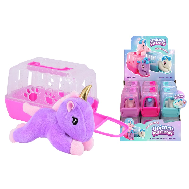 Adorable Plush Unicorn Sets in Carry Case & Display Box | Perfect Gift for Kids