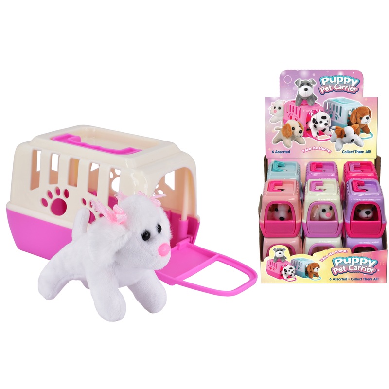 Get Your Plush Dog In Carry Case & Display Box – Assorted Styles Available