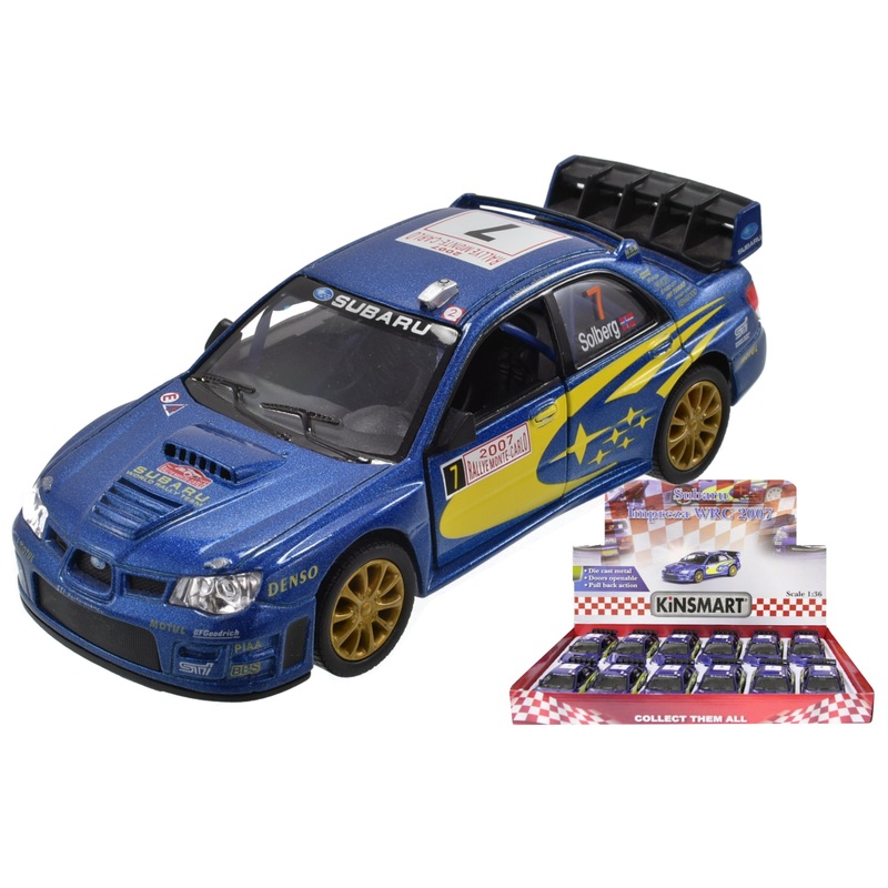 1:36 Scale Die-Cast Subaru Impreza WRC 2007 Model – Authentic Collectible