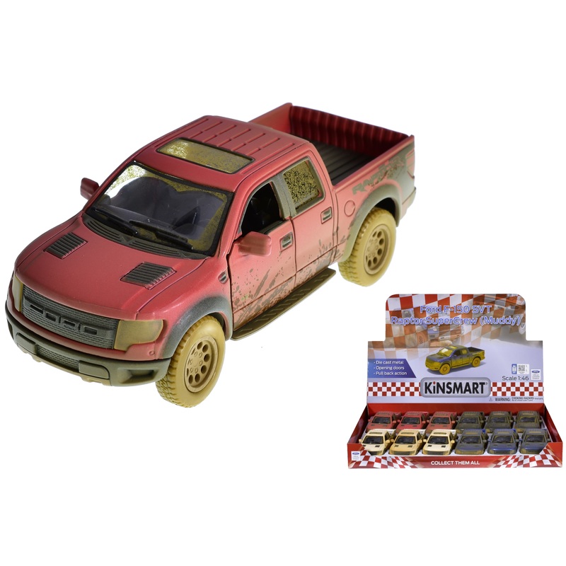 1:46 Scale D/C Ford F150 SVT Raptor Superscrew Muddy – Authentic Replica