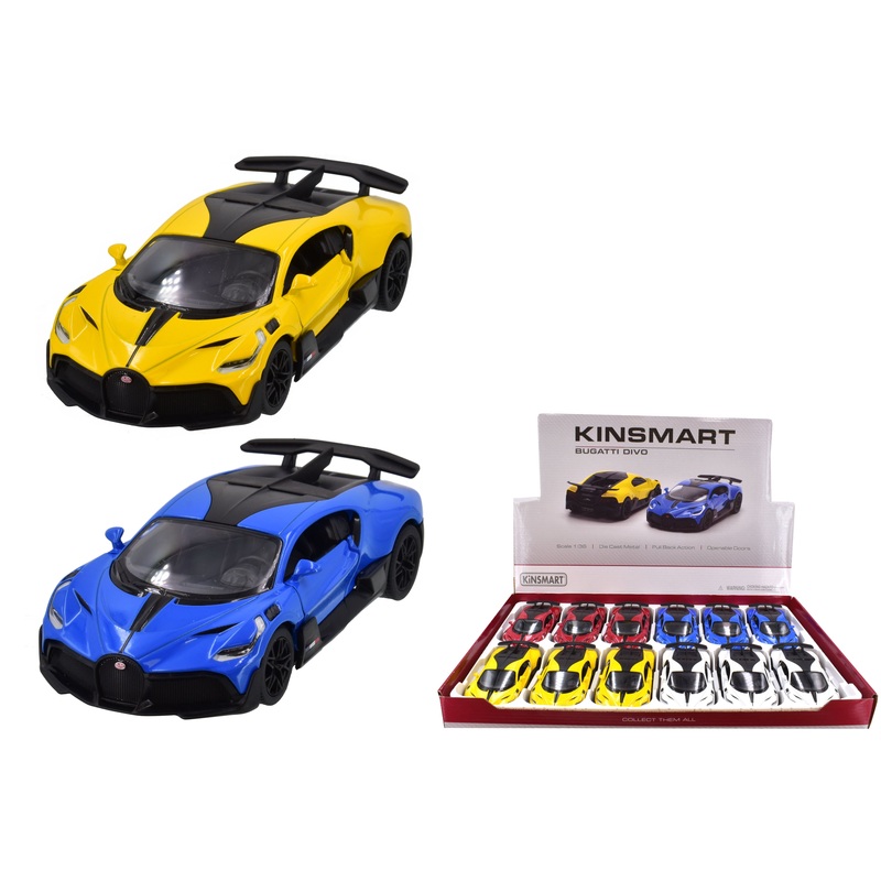 5 D/C Bugatti Divo – Display Box: Showcase Your Passion for Luxury Cars