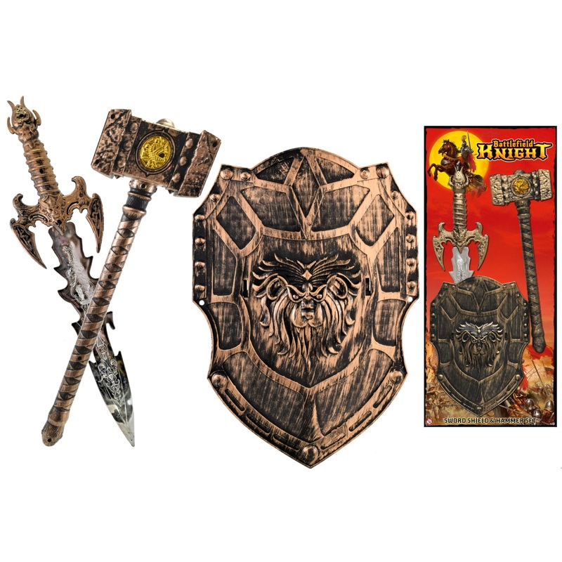 Sword Shield & Hammer Playset: Imaginative Fun for Kids