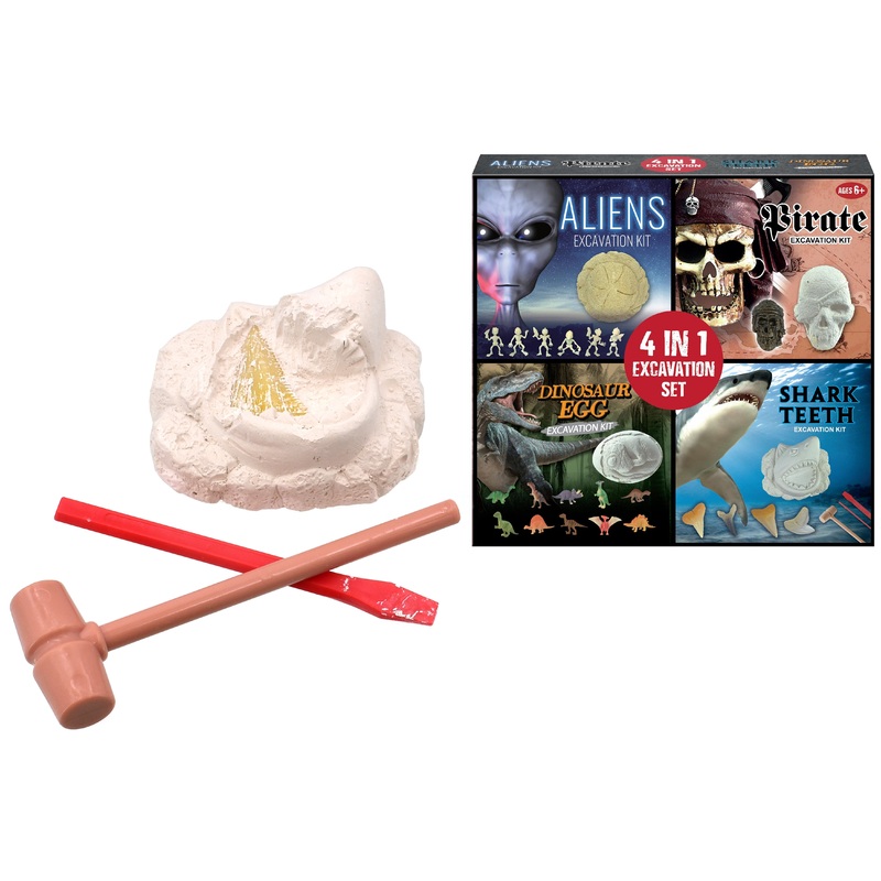 Unlock Adventure with Our 4-In-1 Excavation Set