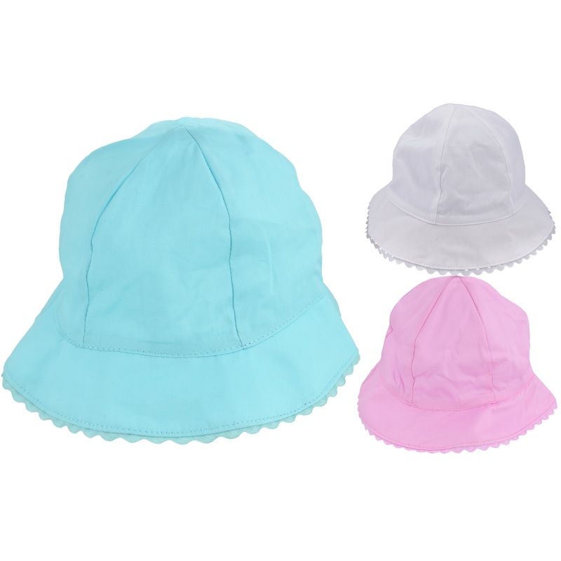 Adorable Baby Bucket Hat with Frilly Edge