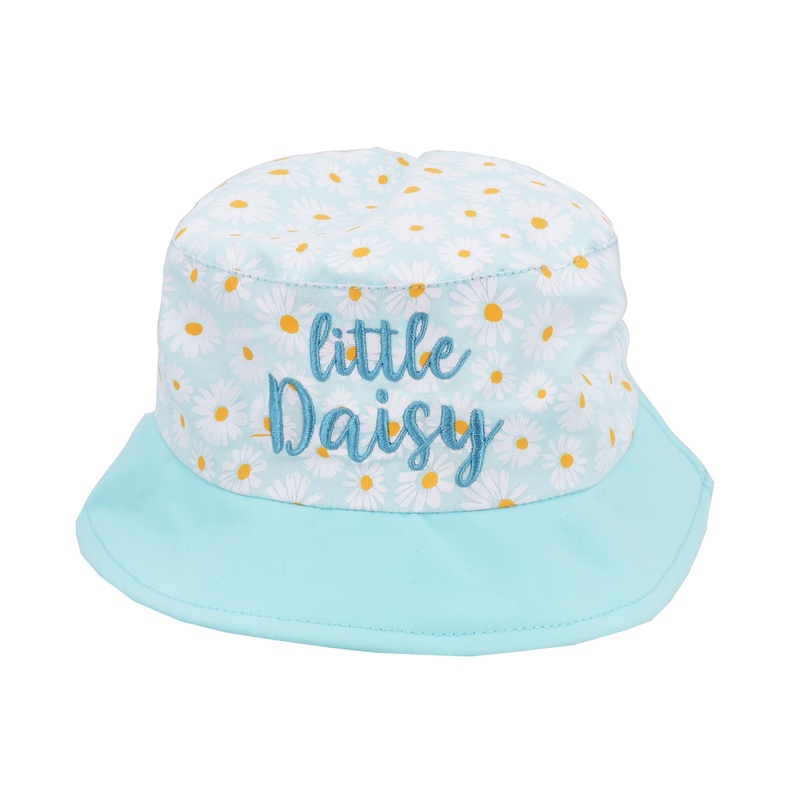 Adorable Child’s Cotton Daisy Print Bucket Hat 54cm | Stylish Sun Protection for Kids
