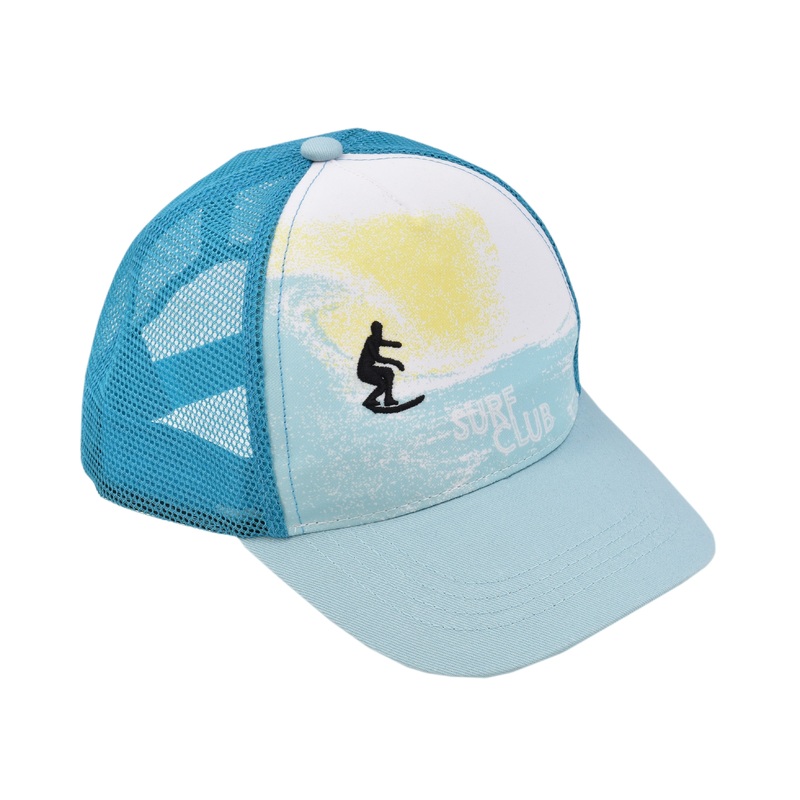 Adorable Kids Baseball Cap with Surf Print | 54cm
