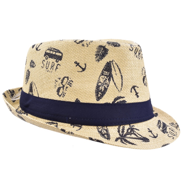 Adorable Kids Trilby Surf Print 55cm – Stylish Sun Protection for Little Adventurers