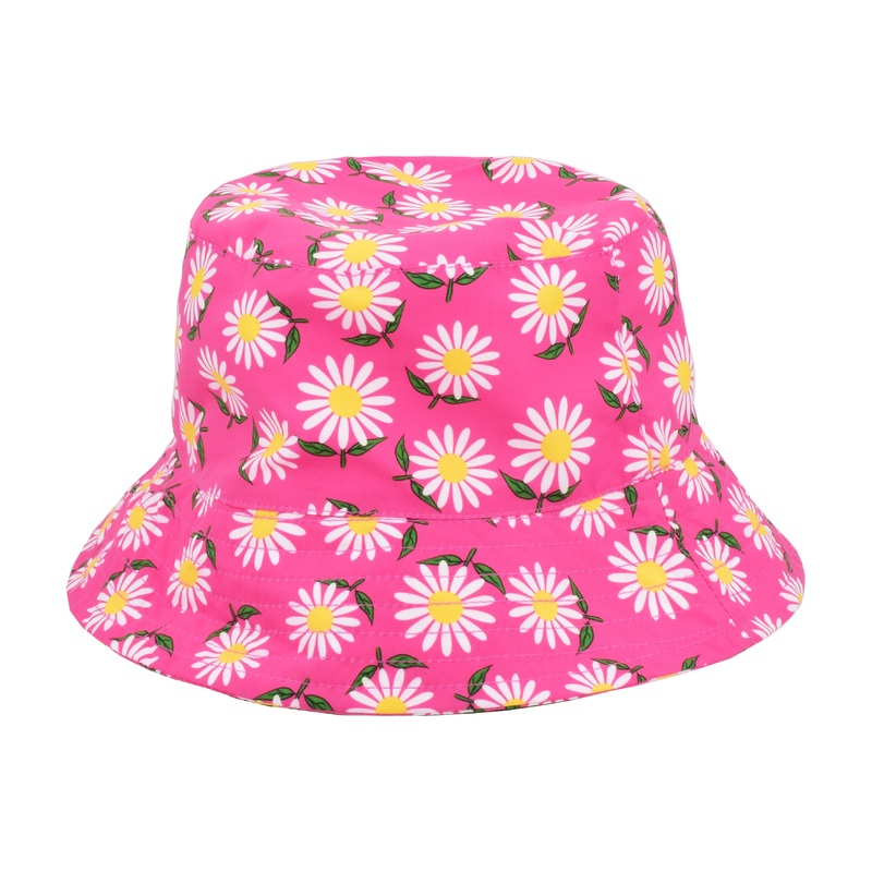 Ladies Daisy Print Bucket Hat 57cm: Stylish Headwear for Women