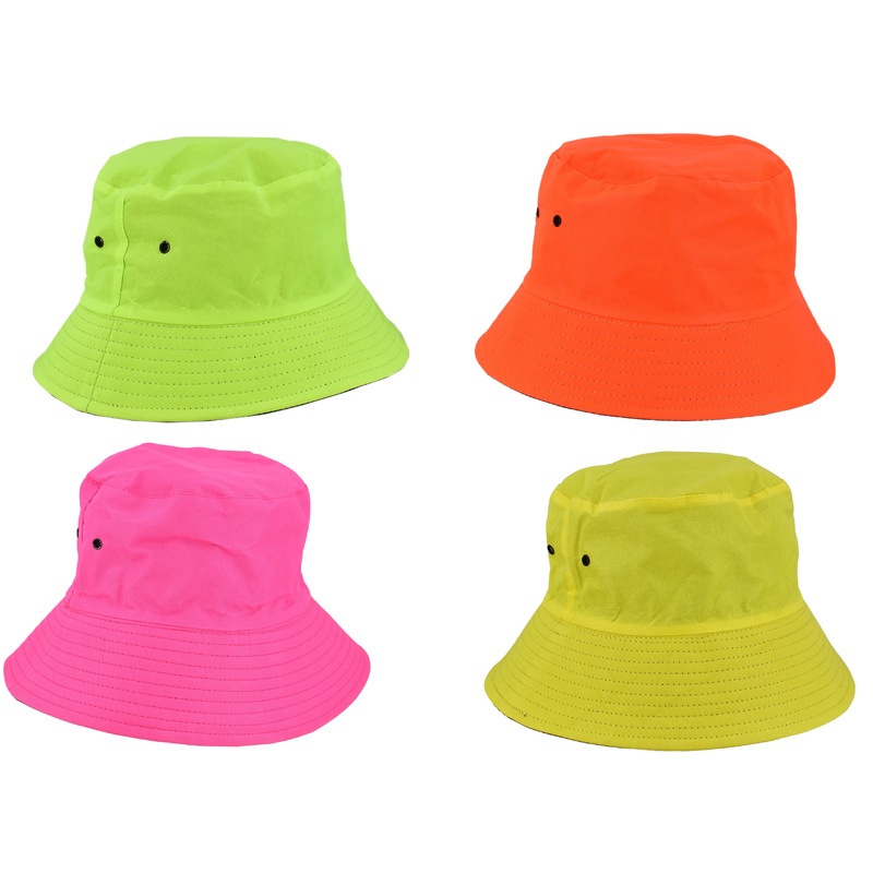 the Trend: Neon Colour Reversible Bucket Hat 58cm | Stand Out in Style