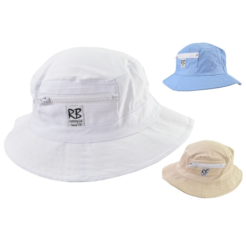 Trendy Twin Zip Bucket Hat 58 & 60cm