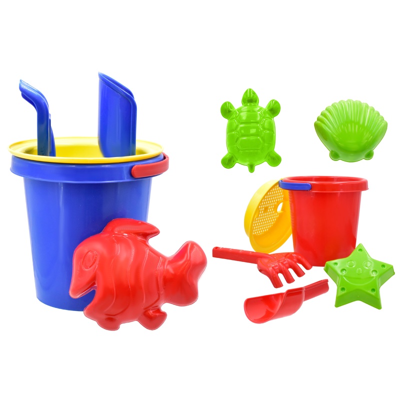 5 / 13.5cm Plain Colours Small Bucket Set | Versatile Mini Buckets for Crafts & Organization