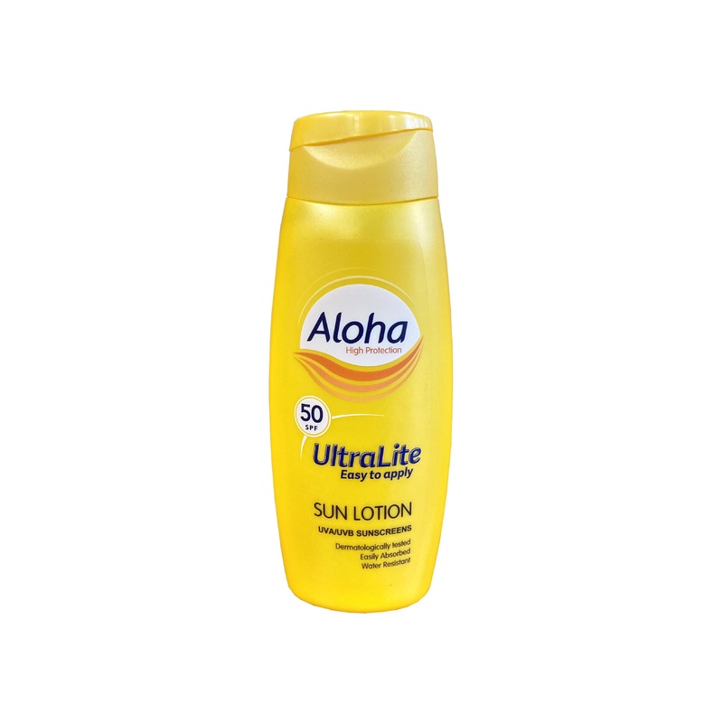 Aloha SPF 50 Sun Lotion 250ml – Tropical Protection for Your Skin