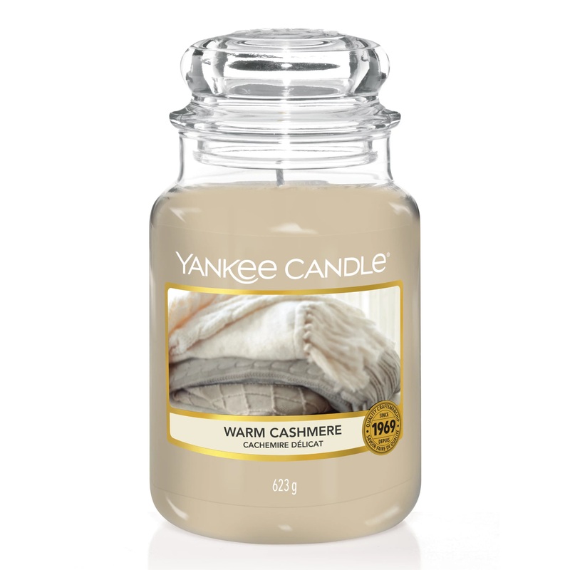 Cozy Up Your Space with our Large Jar Warm Cashmere