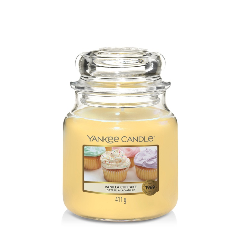 Indulge in Sweet Bliss Medium Jar Vanilla Cupcake