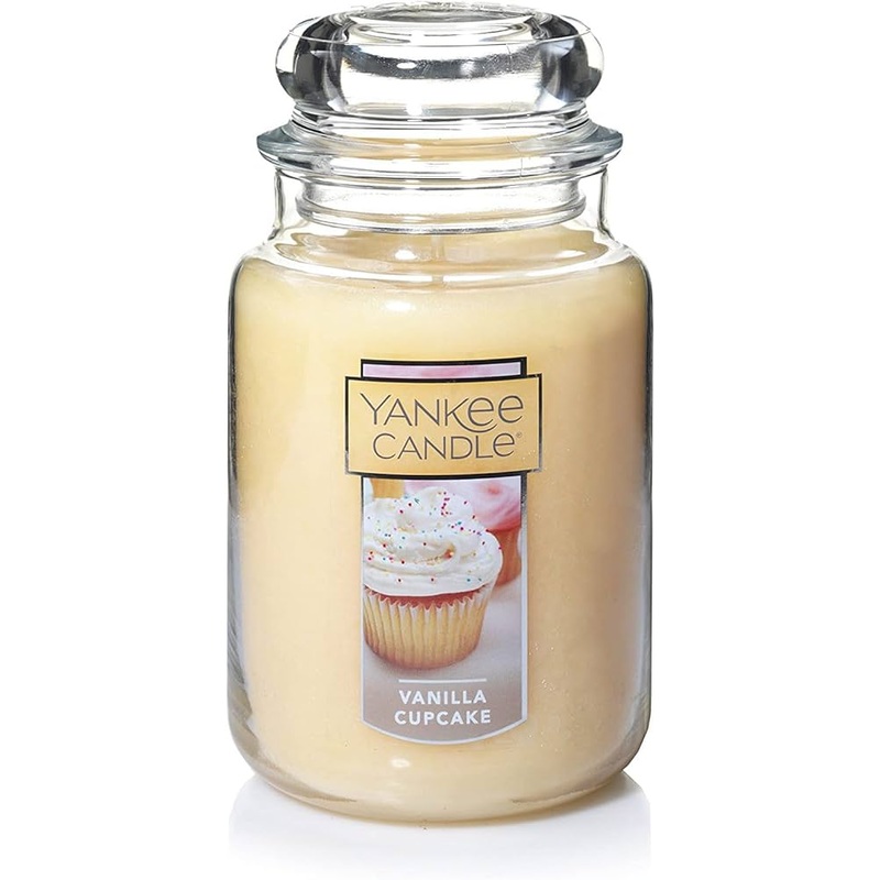 Indulge in Sweet Bliss with Our Large Jar Vanilla Cupcake