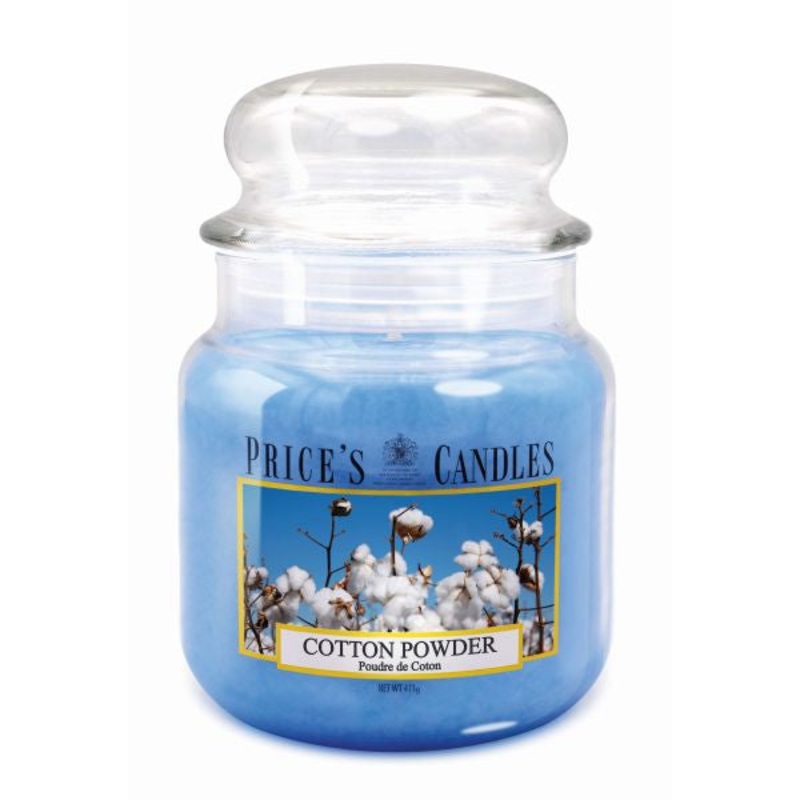 Medium Jar Cotton Powder Delicate Fragrance for Cozy Ambiance