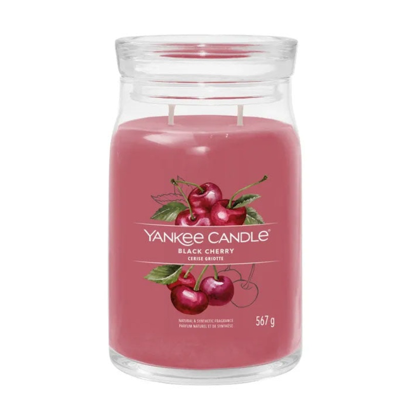 Premium Large Jar Black Cherry Indulge in Rich Aromas