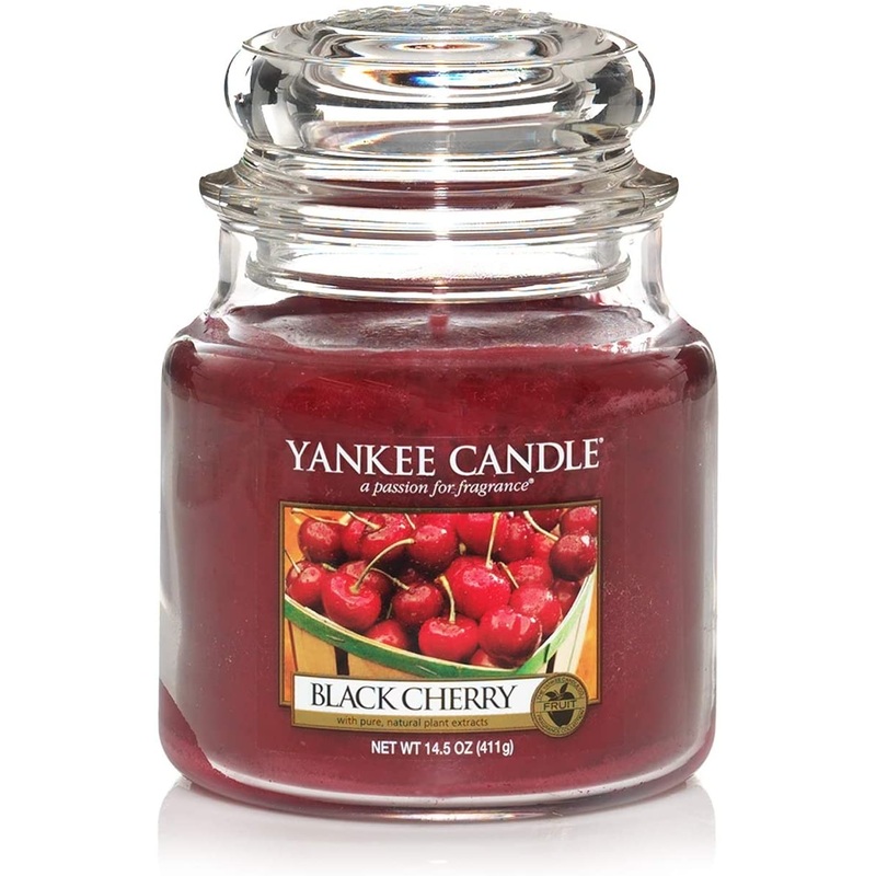 Premium Medium Jar Black Cherry Enhance Your Space with Luxurious Fragrance