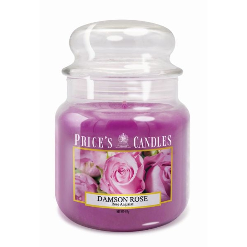 Prices  Damson Rose Jar Candle