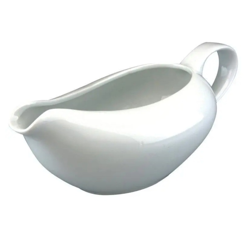 Apollo Gravy Boat 500ml Sauce Jug Porcelain Ceramic Serving