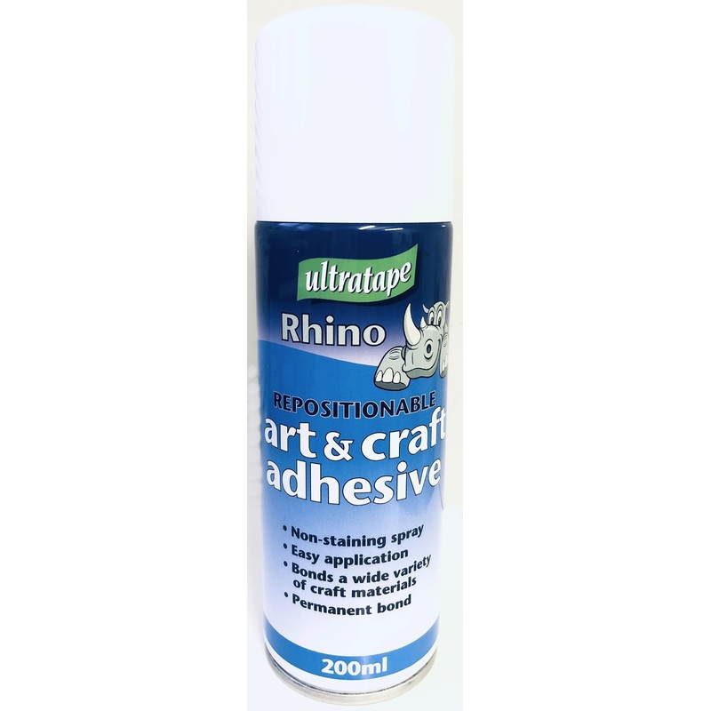 Art & Craft Adhesive Repositionable Spray Glue 200ml