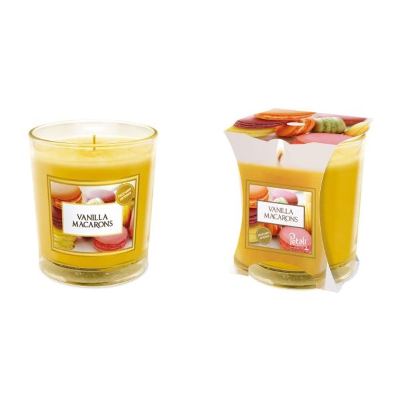 Petali Vanilla Macaron Medium Jar  Delightful Fragrance for Every Space