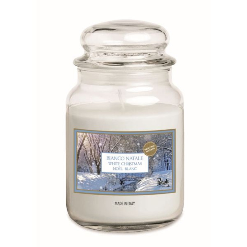 Petali White Christmas Large Jar Fragrant Holiday Delight