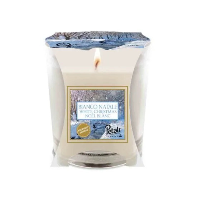 Petali White Christmas Medium Jar: Festive Fragrance for Holiday Cheer