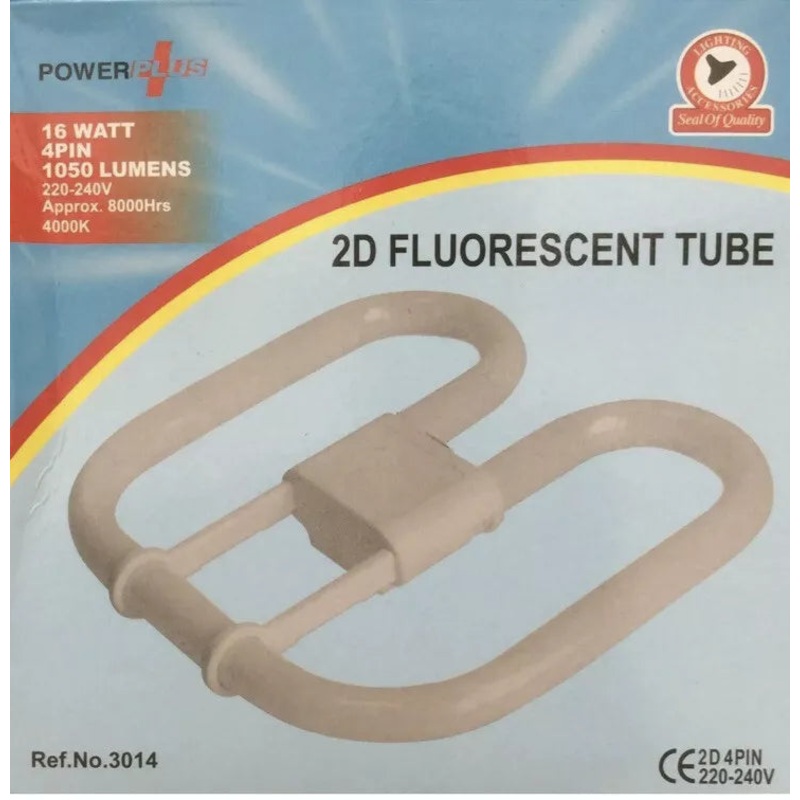 16w 2D Energy Saving Fluorescent Tube / Light Bulb – 4 PIN 4000k